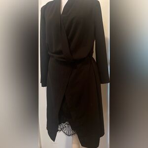 NSR Elegant Black Long Sleeve Dress